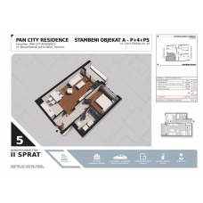 Stan broj 5, Jednoiposoban od 49,62m2