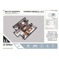 Stan broj 11, Dvoiposoban 78,28m2