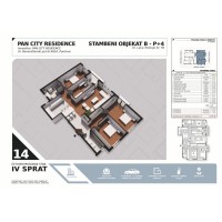 Stan broj 14, Četvoroiposoban 125.06m2