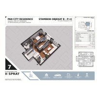 Stan broj 7, Dvoiposoban od 78,28m2