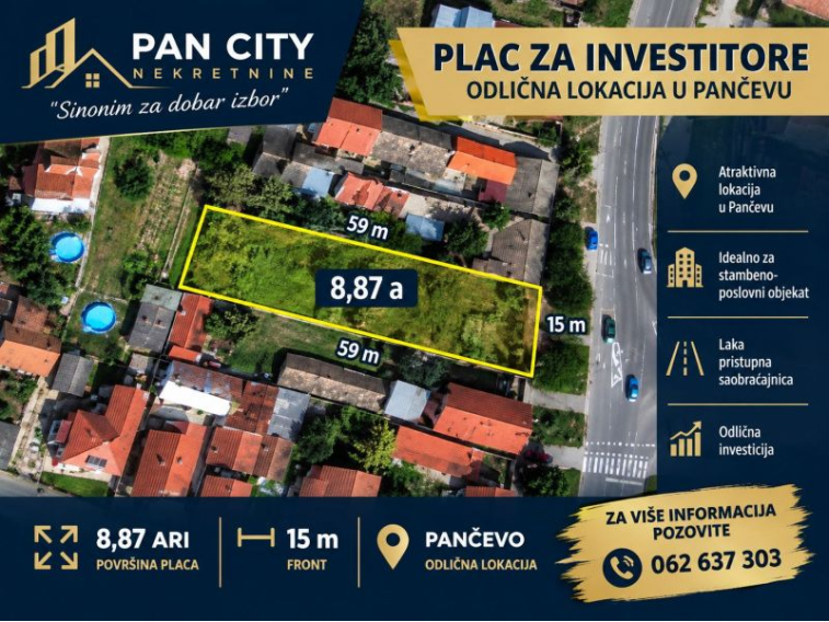 PLAC ZA INVESTITORE, 600.000€, 8.87 Ari PLAC ZA INVESTITORE, 600.000€, 8.87 Ari