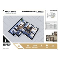 Stan broj 1 Dvoiposoban 59,70m2