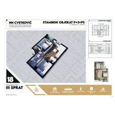 Stan broj 18 Dvosoban 42,62m2