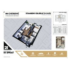 Stan broj 21 Dvosoban 50,77m2