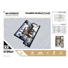 Stan broj 22 Dvosoban 46,24m2