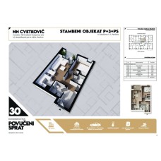 Stan broj 30 Dvosoban 46,24m2